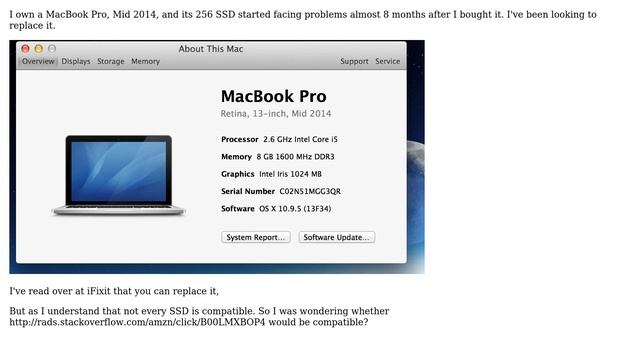 Apple: MacBook Pro, Mid-2014, SSD replacement смотреть онлайн