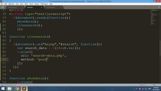 Ajax Live Data Search in PHP & MySQL with Source Code