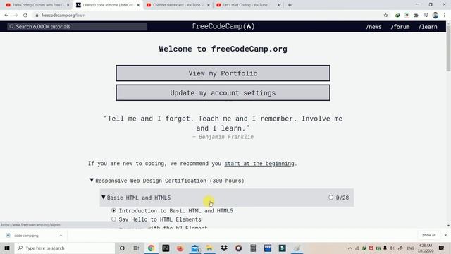 Free Coding Courses with Free Certificate | Free Code Camp | Learn to code || Enroll Now