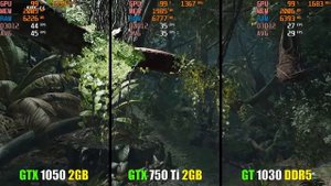 GTX 1050 vs GTX 750 Ti vs GT 1030 SOTTR
