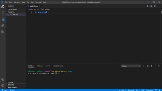 VsCode - GitHub, Registrando [user.name] e [user.email] (#147) смотреть онлайн