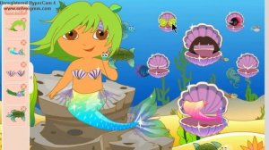 Dora Mermaid Dress Up Game :) Даша Красивая Русалочка Игра