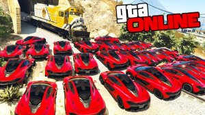 ГТА 5 СМОГУТ ЛИ 100 МАШИН ОСТАНОВИТЬ ПОЕЗД ЭТО НЕВОЗМОЖНО! GTA 5 МОДЫ ИГРЫ ОНЛАЙН ВИДЕО GTA 5 ONLINE