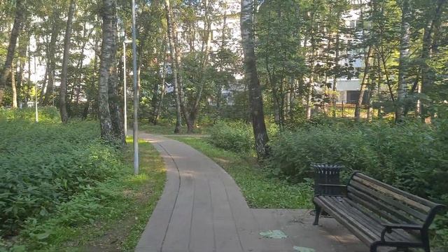 Парк Березовая роща на Елецкой улице в Москве