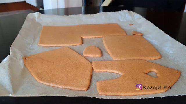 ? ВКУСНЫЙ ПРЯНИЧНЫЙ ДОМИК ? лучшее ИМБИРНОЕ ТЕСТО ? Белковая глазурь ? Rezept Ko ?