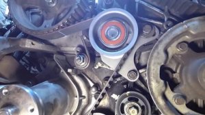 Установка меток ремня ГРМ и ремня балансиров Mitsubishi Pajero Sport двигатель 4D56.