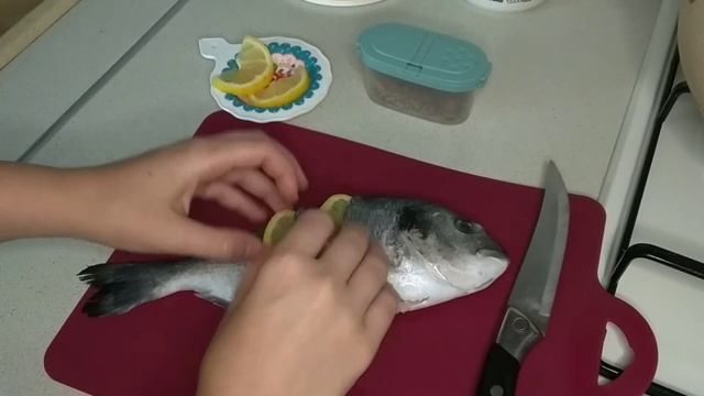 Дорадо на сковороде/ обед за пол часа