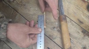 изготовление манка на рябчика из косточки якутским ножом