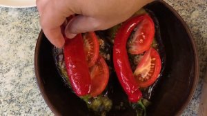 Карныярык. Турецкая кухня. Баклажан по-турецки.
