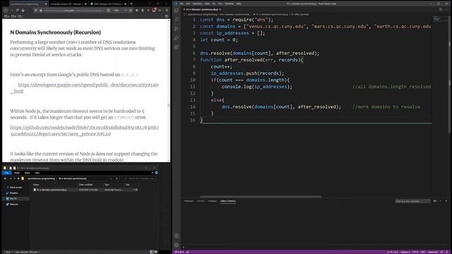 Asynchronous Programming using callbacks
