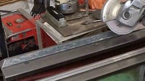 Шабрение станины E3N-750FP болгаркой часть 4