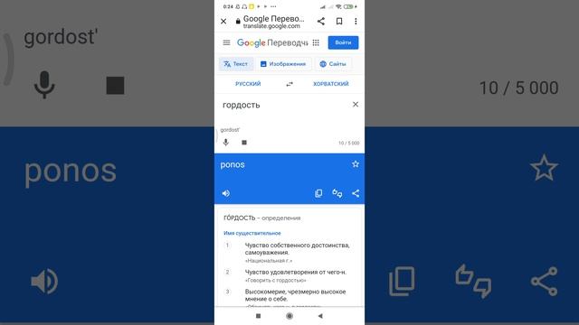 Гордость!???