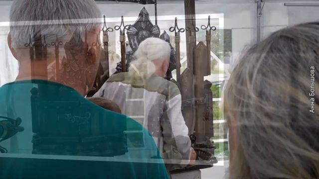 Рязань. Кузнечный фестиваль. Выставка частного музея скульптур из металла Железное царство