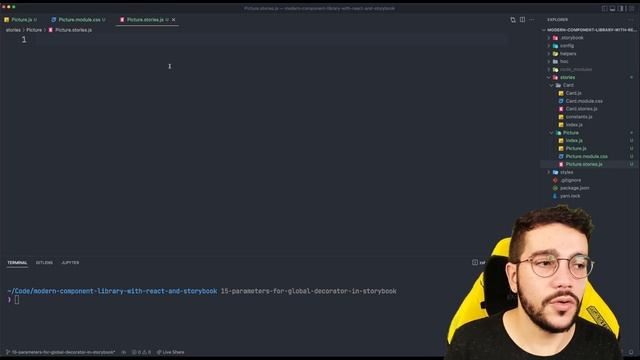18 Picture component in Storybook — Modern Component Library w/ React & Storybook смотреть онлайн