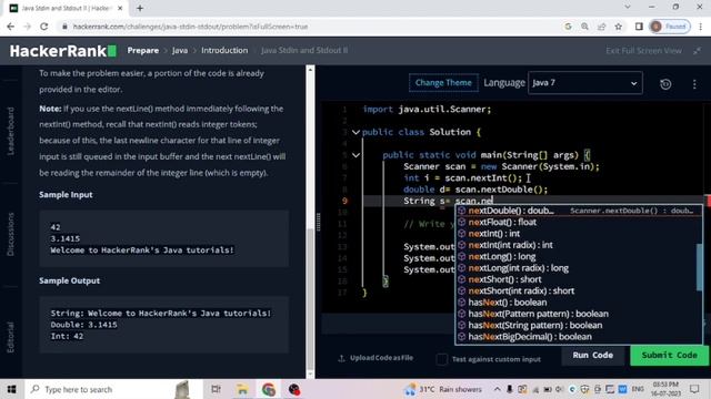 5. Java Output Formatting - Introduction || java || Hackerrank смотреть онлайн
