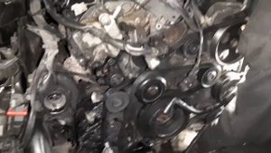 мерседес 211 снятие двигателя