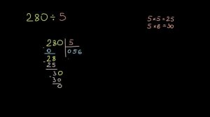 Բաժանում. 280÷5 | Թվաբանություն | «Քան» ակադեմիա