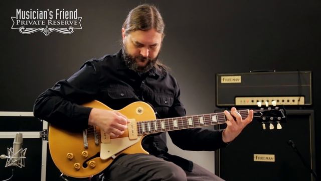 Gibson ES-Les Paul Limited Edition VOS Electric Guitar with P-90s Gold Top смотреть онлайн