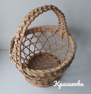 Ажурная корзинка. Openwork basket