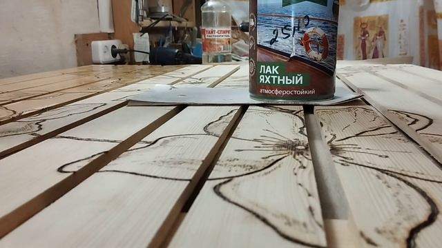 Как покрываю лаком потолочное панно. смотреть онлайн