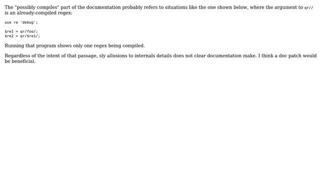 How does the qr/STRING/ operator in Perl decide whether or not to compile STRING? (3 Solutions!!) смотреть онлайн
