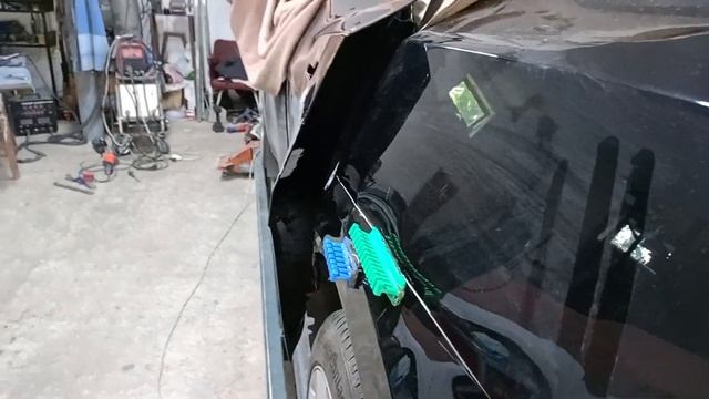 Рихтування дверей та заднього крила Tesla model Y смотреть онлайн