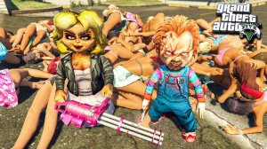 ГТА 5 МОДЫ КУКЛА НЕВЕСТА ЧАКИ АТАКУЕТ GTA 5! ОБЗОР МОДА В GTA 5 ИГРЫ ГТА МИР ВИДЕО GTA (GTA 5 МОДЫ)