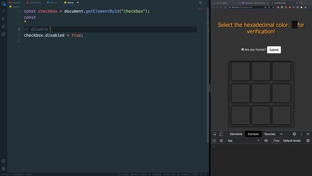 Create a Color Randomizer using JavaScript смотреть онлайн