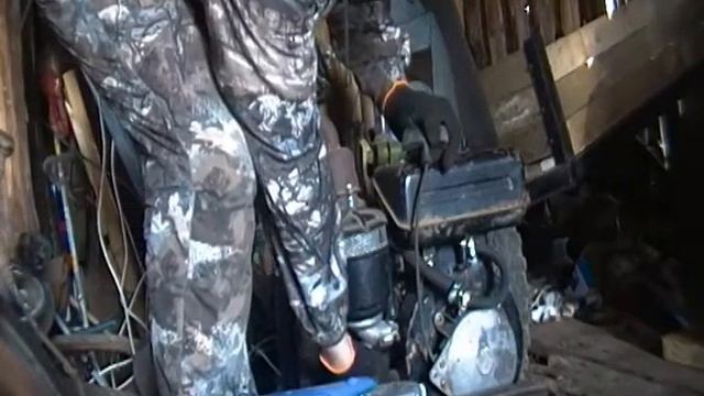 Заводим мотоблок, простоял много лет Мотоблок Кутаиси СУПЕР.
