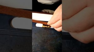 Покраска края кожи быстро