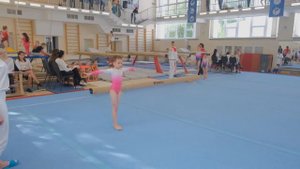Соревнование по спортивной гимнастике, второй юношеский разряд, девочки.