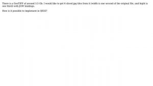 GIS: Splitting GeoTIFF into tiles in QGIS NextGIS