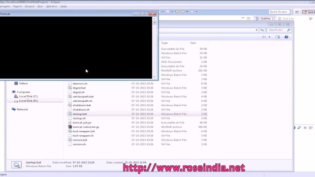 How to export war file from Eclipse Luna 4.4.2 and deploy on Tomcat? смотреть онлайн