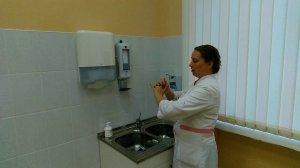 Гигиеническая обработка рук медицинского персонала.