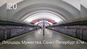 ТОП 40 САМЫХ ГЛУБОКИХ СТАНЦИЙ МЕТРО В МИРЕ