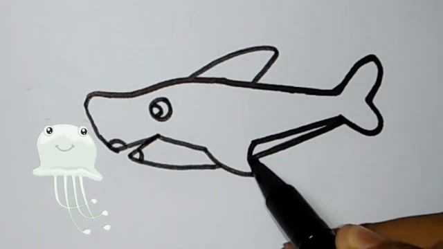 Learn How to Draw Pink Mommy Shark / Узнайте, как рисовать акулу / تعلم كيفية رسم القرش смотреть онлайн
