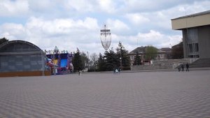 Моздок. Площадь 50 лет октября. 16.04.2022.