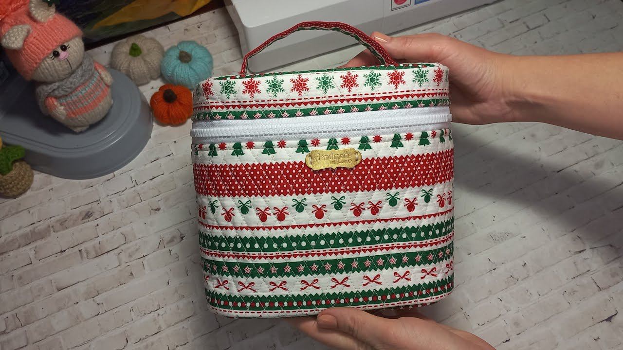 DIY/ШЬЮ КОСМЕТИЧКУ НА МОЛНИИ #sew#ручнаяработа#шьюсама