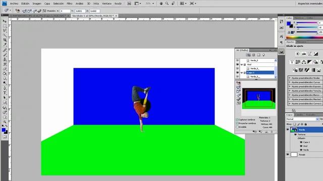 Tutorial Adobe Photoshop CS4 // Trabajo con capas 3d смотреть онлайн