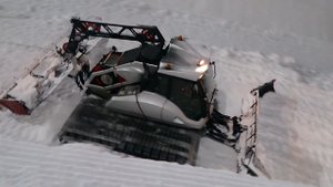 Работа ратраков Prinoth при постройке Олимпийского хафпайпа Sochi2014