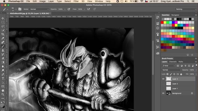 Рисуем в Фотошопе. Следим за формой – разбор работ #31 смотреть онлайн