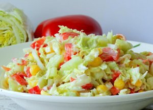 Шикарный САЛАТ и, Главное, Всем Нравится! Рецепт салата с пекинской капустой!