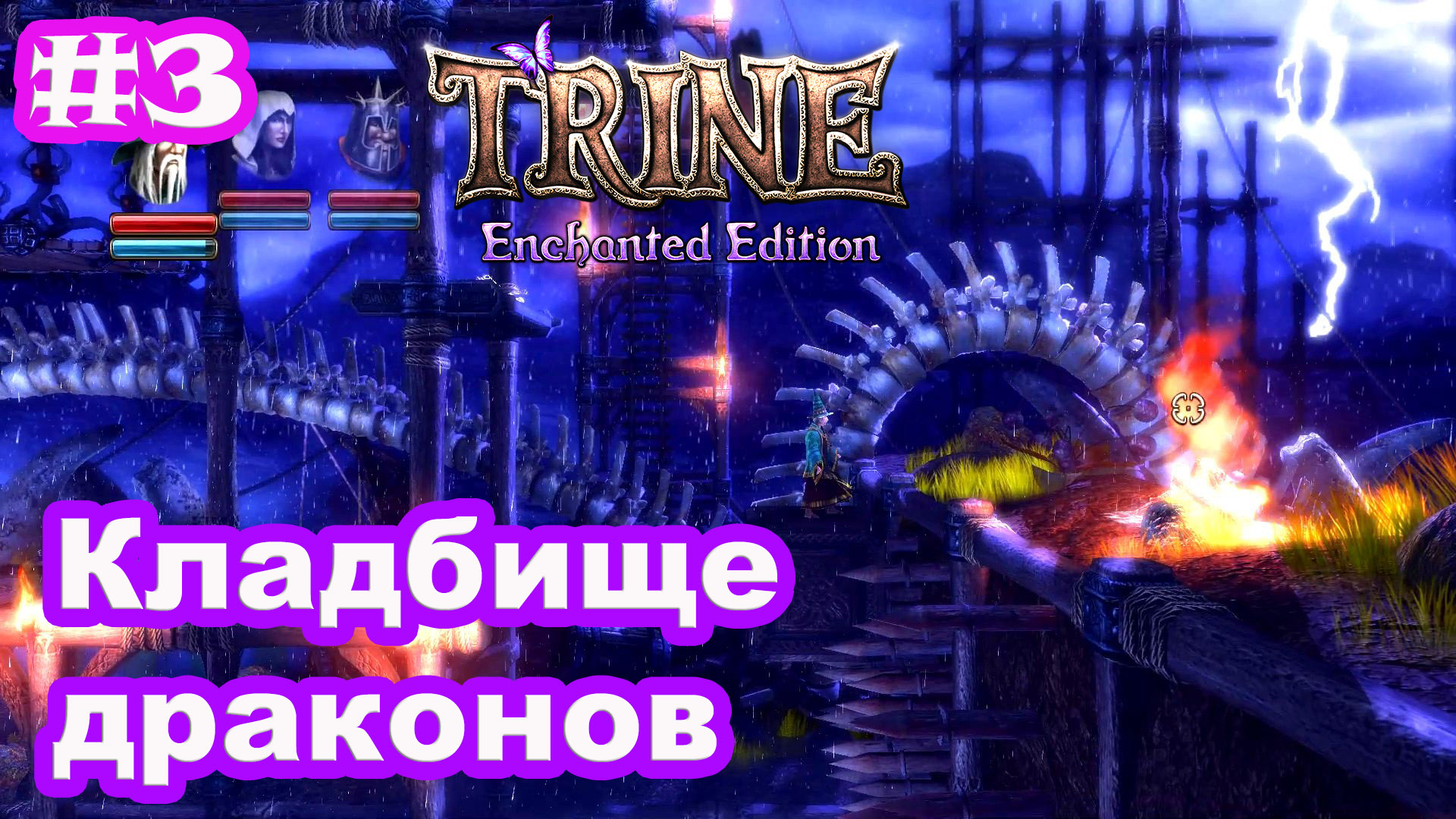 3 - Trine. Кладбище драконов. Dragon Graveyard