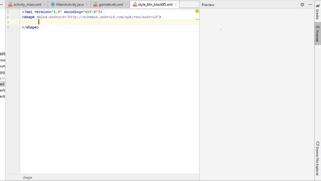 Android Studio создание игры 6: Выбор уровня игры викторины. Андройд UI design мобильного интерфейс