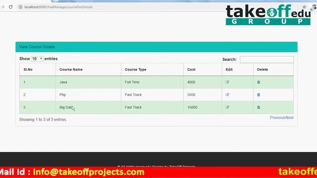 Student Information and Fee Management System || Java Web Application Projects || Java Projects