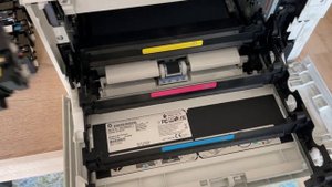 Replacing Toner Cartridge HP LaserJet M479fdw M479dw M479fnw M479fdw M252dn Canon MF655cdw MF754cdw
