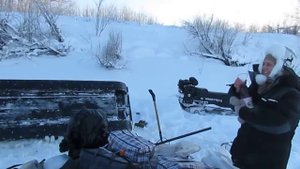 река Тавда влетели в наледь