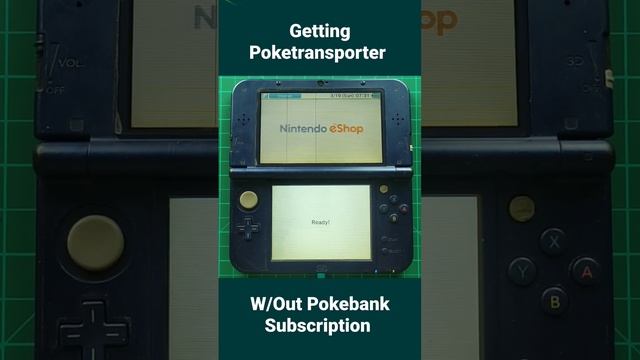 Getting Poke Transporter without Pokemon Bank Subscription before 3ds eshop Closure #pokemon #3ds