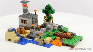 Lego Minecraft 21116 CRAFTING BOX Build #6 Animated Stop Motion Review