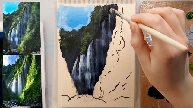 КУРС "Такие разные горы" 7 урок. Горный водопад смотреть онлайн